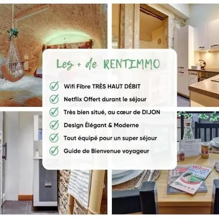 Le Nid Troyen - Gare - Hypercentre - New Cosy - Rent Immo Lägenhet